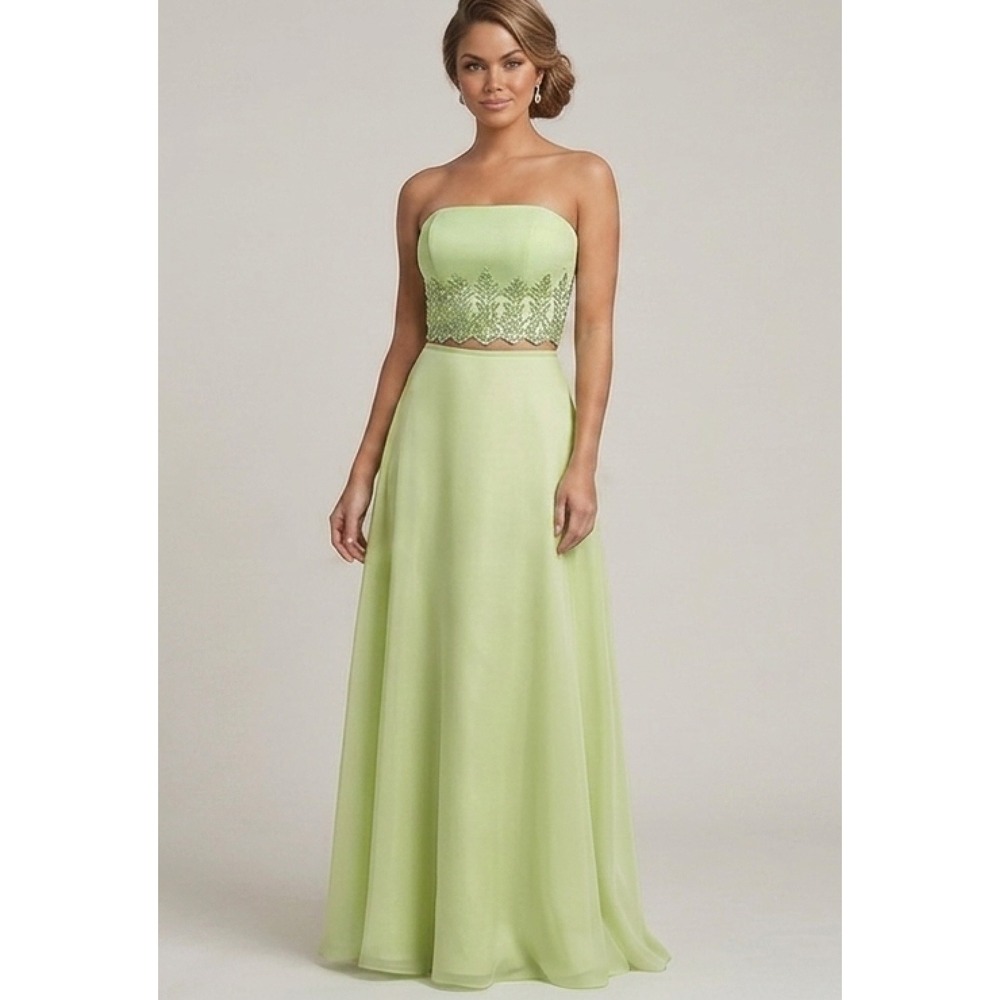 VTG Y2K Dave & Johnny Prom Dress Evening 2PC Gown 9/10 Fairy Ethereal Whimsy